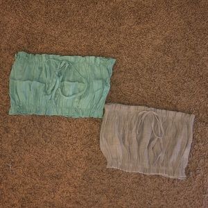 3️⃣FOR2️⃣5️⃣💲‼️2 Lightweight bandeau tops